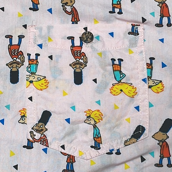 Nickelodeon Hey Arnold! Button Down Shirt - Picture 6 of 8